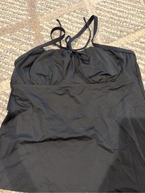 Black Lands End Tankini Top
